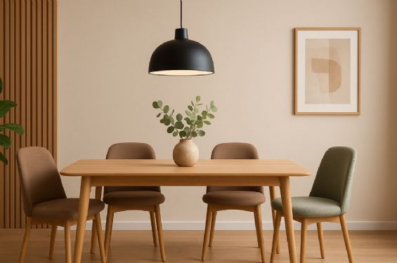 餐桌吊燈高度怎麼抓？不眩光、不擋視線的黃金值